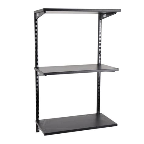 Black Twin Slot Shelving .